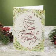 Faith, Family & Friends Christmas Cards edito da Abbey Press