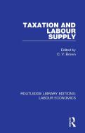 Taxation And Labour Supply edito da Taylor & Francis Ltd