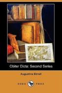 Obiter Dicta di Augustine Birrell edito da Dodo Press