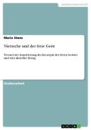 Nietzsche und der freie Geist di Mario Stenz edito da GRIN Publishing