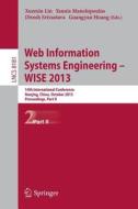Web Information Systems Engineering -- WISE 2013 edito da Springer Berlin Heidelberg