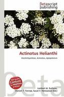 Actinotus Helianthi edito da Betascript Publishing