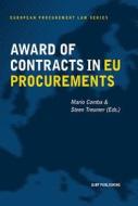 Award Of Contracts In Eu Procurements edito da Djofpublishing
