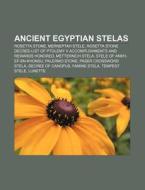 Ancient Egyptian Stelas: Rosetta Stone, di Books Llc edito da Books LLC, Wiki Series