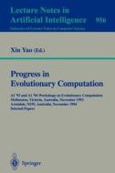 Progress in Evolutionary Computation edito da Springer Berlin Heidelberg