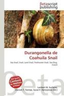 Durangonella de Coahuila Snail edito da Betascript Publishing
