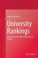 University Rankings di William Yat Wai Lo edito da Springer Singapore