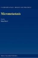 Micrometastasis di Klaus Pantel edito da Springer-verlag New York Inc.