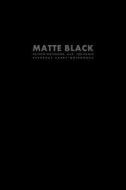 Matte Black Action Notebook, 6x9, 100 Pages di Everyday Carry Notebooks edito da Createspace