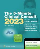 5-Minute Clinical Consult 2023 di Dr. Frank J. Domino edito da Wolters Kluwer Health