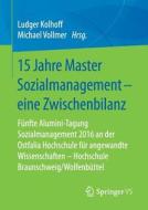 15 Jahre Master Sozialmanagement - Eine Zwischenbilanz edito da Springer Fachmedien Wiesbaden