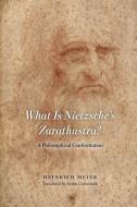 What Is Nietzsche's Zarathustra?: A Philosophical Confrontation di Heinrich Meier edito da UNIV OF CHICAGO PR
