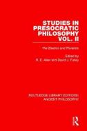 Studies In Presocratic Philosophy Volume 2 edito da Taylor & Francis Ltd