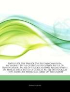 Battles Of The War Of The Second Coaliti di Hephaestus Books edito da Hephaestus Books