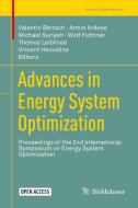 Advances In Energy System Optimization edito da Springer Nature Switzerland Ag
