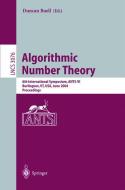 Algorithmic Number Theory di D. Buell edito da Springer Berlin Heidelberg