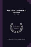 Journal of the Franklin Institute; Volume 158 edito da CHIZINE PUBN
