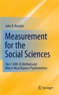 Measurement for the Social Sciences di John R. Rossiter edito da Springer