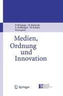Medien, Ordnung und Innovation edito da Springer Berlin Heidelberg