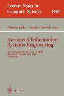 Advanced Information Systems Engineering di M. Jarke, A. Oberweis edito da Springer Berlin Heidelberg