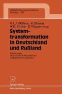 Systemtransformation in Deutschland und Rußland edito da Physica-Verlag HD