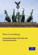 Junius-Broschüre: Die Krise der Sozialdemokratie di Rosa Luxemburg edito da Verlag der Wissenschaften