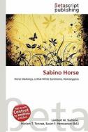 Sabino Horse edito da Betascript Publishing
