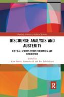 Discourse Analysis And Austerity edito da Taylor & Francis Ltd