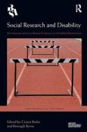 Social Research And Disability edito da Taylor & Francis Ltd