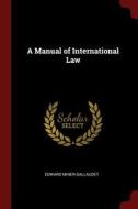 A Manual of International Law di Edward Miner Gallaudet edito da CHIZINE PUBN
