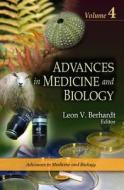 Advances in Medicine & Biology edito da Nova Science Publishers Inc