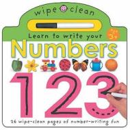 Wipe Clean - Numbers di Roger Priddy edito da Priddy Books