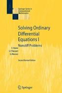 Solving Ordinary Differential Equations I di Ernst Hairer, Syvert P. Nørsett, Gerhard Wanner edito da Springer Berlin Heidelberg