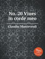 No. 20 Viues in corde meo di Claudio Monteverdi edito da Musbooks