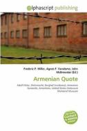 Armenian Quote edito da Alphascript Publishing