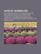 Avocat Qu B Cois: Athanase David, G Rard di Livres Groupe edito da Books LLC, Wiki Series