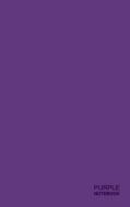 Purple Notebook: Ruled Paper Notebook ( Journal / Cuaderno / Portable ) di Smart Bookx edito da Createspace
