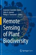 Remote Sensing of Plant Biodiversity edito da Springer International Publishing