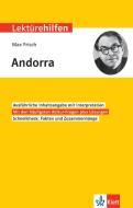 Lektürehilfen Max Frisch, Andorra edito da Klett Lerntraining