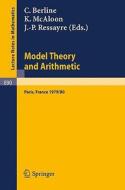 Model Theory and Arithmetic edito da Springer Berlin Heidelberg