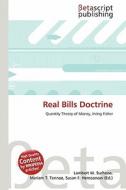 Real Bills Doctrine edito da Betascript Publishing