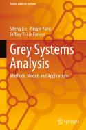Grey Systems Analysis: Methods, Models and Applications di Sifeng Liu, Yingjie Yang, Jeffrey Yi-Lin Forrest edito da SPRINGER NATURE