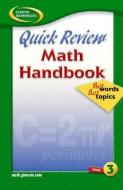 Quick Review Math Handbook: Hot Words, Hot Topics, Book 3, Student Edition di Mcgraw-Hill edito da GLENCOE SECONDARY
