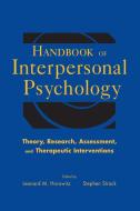 Handbook of Interpersonal Psyc di Horowitz, Strack edito da John Wiley & Sons