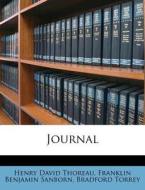 Journal di Henry David Thoreau, Bradford Torrey edito da Nabu Press