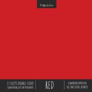 Red Scrapbook Paper Pad 8x8 Decorative S di CRAFTY AS EVER edito da Lightning Source Uk Ltd