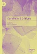 Durkheim & Critique edito da Springer International Publishing