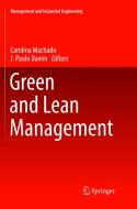Green and Lean Management edito da Springer International Publishing