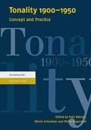Tonality 1900-1950 edito da Steiner Franz Verlag