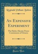 An Expensive Experiment: The Hydro-Electric Power Commission of Ontario (Classic Reprint) di Reginald Pelham Bolton edito da Forgotten Books